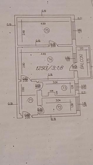Apartament cu 2 camere semidecomandat în Fălticeni