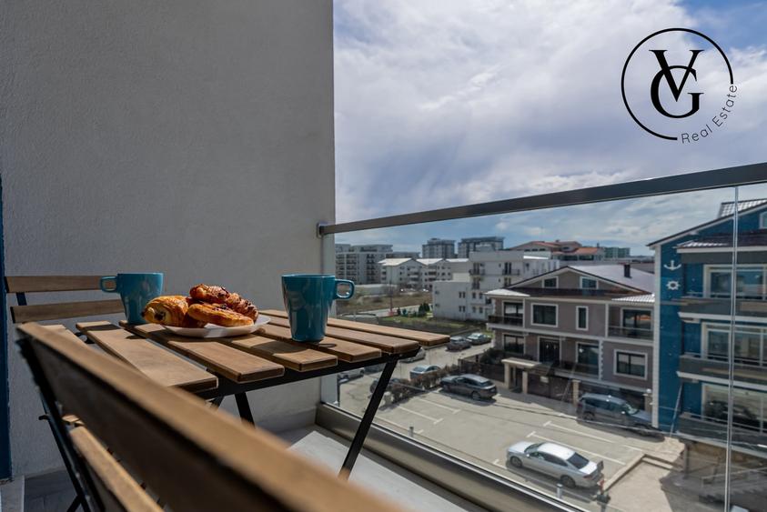 Apartament cu 2 camere semidecomandat, mobilat în Mamaia-Sat