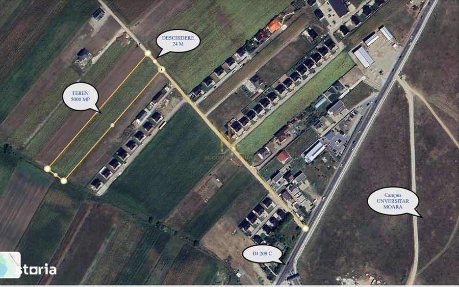Teren intravilan -5.000 mp in apropiere de Campusul USV Moara - 1