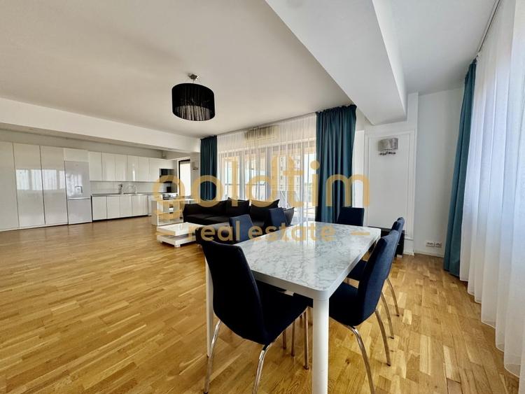 Apartament cu 3 camere semidecomandat, mobilat în Pipera