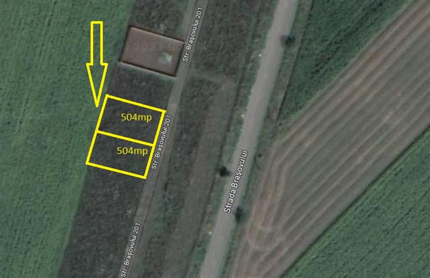 Teren agricol intravilan de 504 mp, în Bod