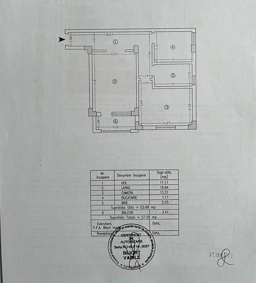 Apartament cu 2 camere decomandat în Moara de Vânt