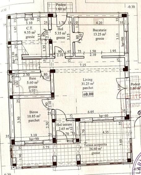 Proiect Casa + garaj in constructie teren 553 mp, Holboca - 3