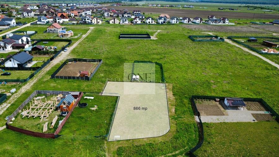Teren Construcții intravilan de 866 mp, în Bod