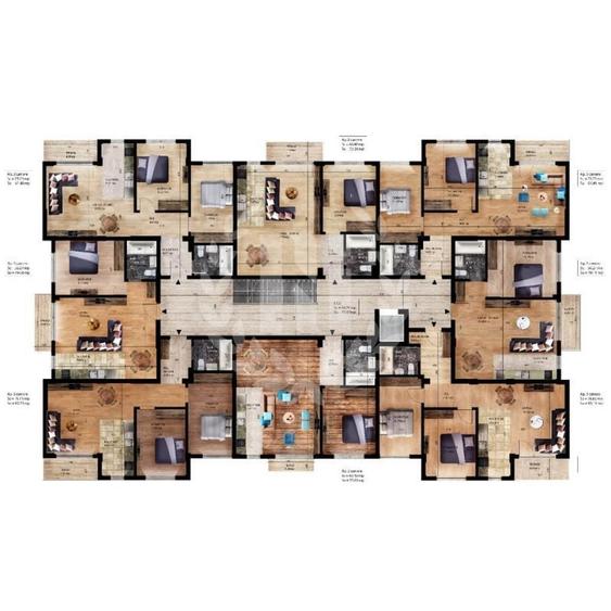 Apartament cu 3 camere în Central