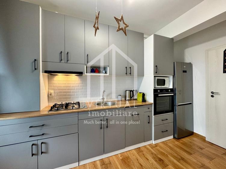 Apartament cu 2 camere decomandat, mobilat în Piața Cluj