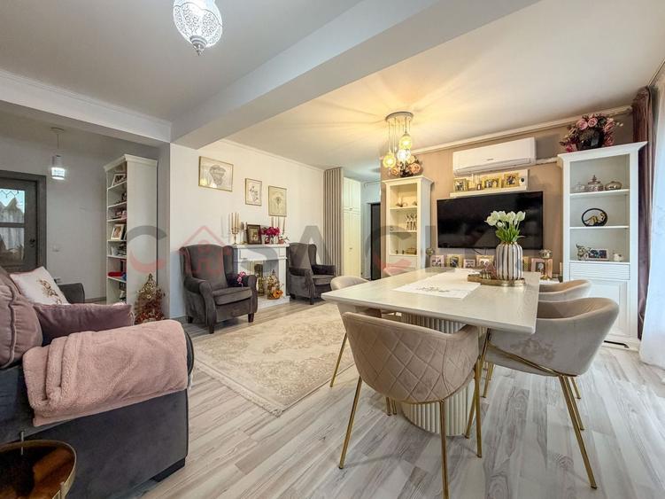 Apartament cu 4 camere decomandat, mobilat în Borhanci