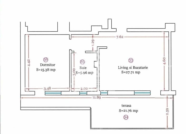 Apartament cu 2 camere de inchiriat, Timisoara, Torontalului - 3