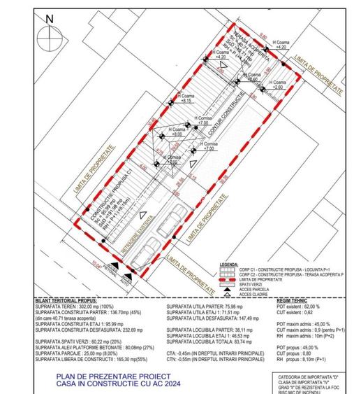 Teren Construcții intravilan de 302 mp, în Eroii Revoluției