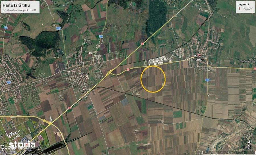 Teren de 325000 mp, în Prejmer