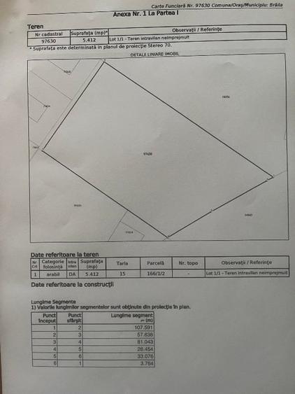 Teren agricol intravilan de 5412 mp, în Apollo