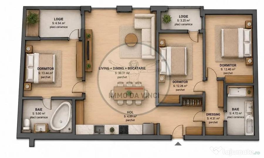 Apartamente cu 1-2-3-4 camere, parcare | Bloc Nou Traian ... - Cluj-Napoca (Cluj) - 3