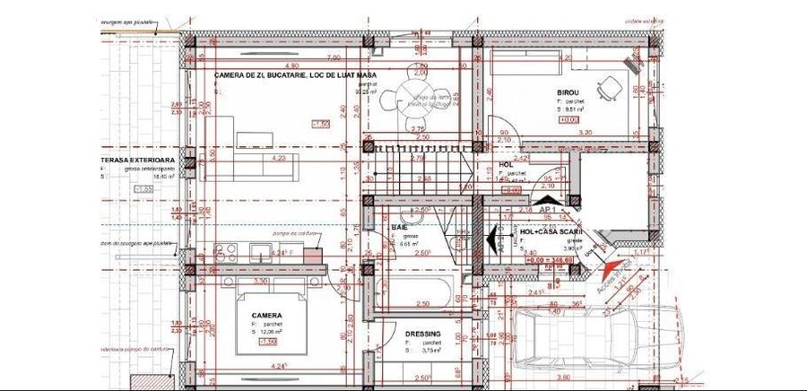 Apartament cu 3 camere în Apahida