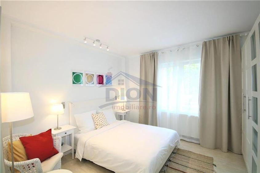 Apartament cu 3 camere decomandat, mobilat în Arcul de Triumf