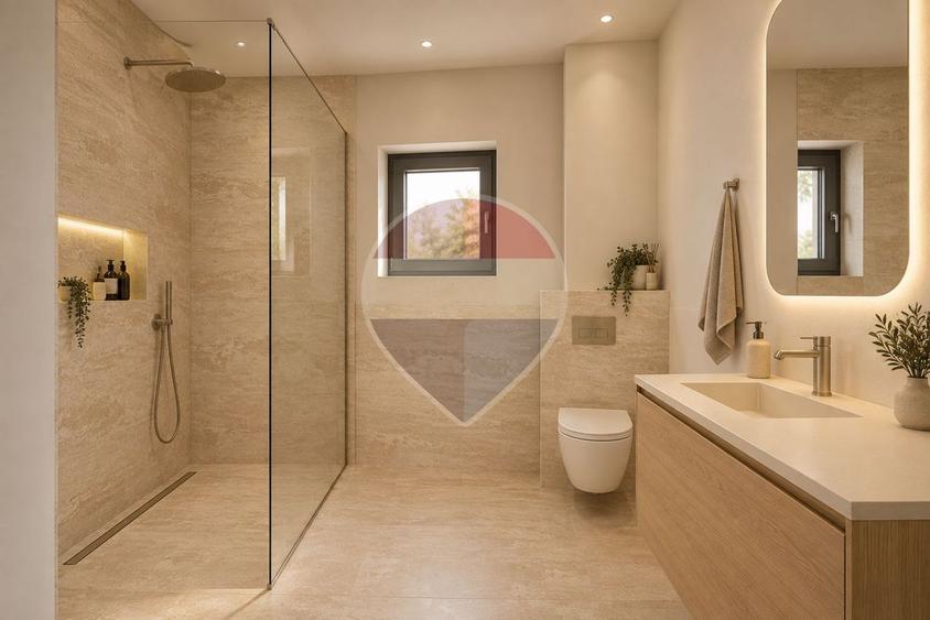 Casă individuală cu 5 camere cu Teren 450 Mp în Brănești