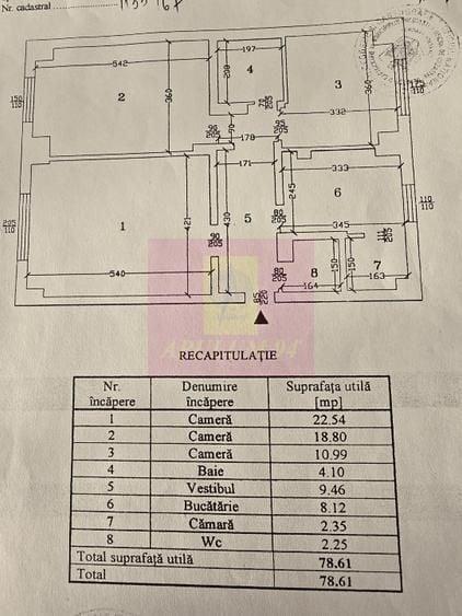 Apartament cu 3 camere decomandat în Dorobanți