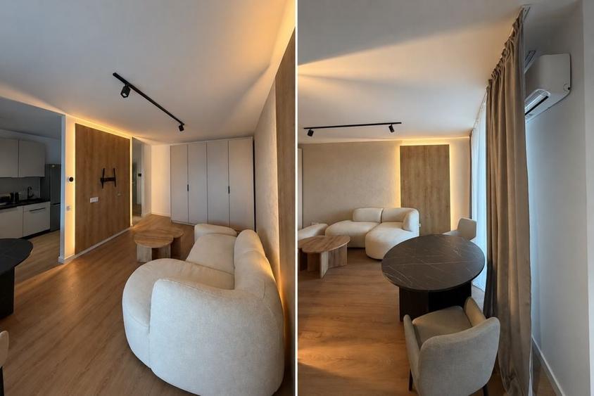 Apartament cu 2 camere semidecomandat în Central