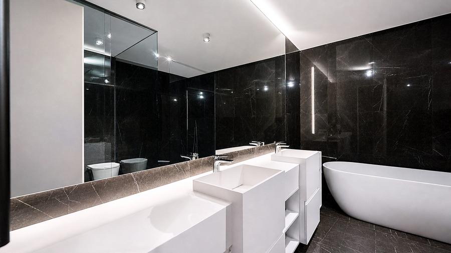 Penthouse cu 5 camere, mobilat în Barbu Văcărescu