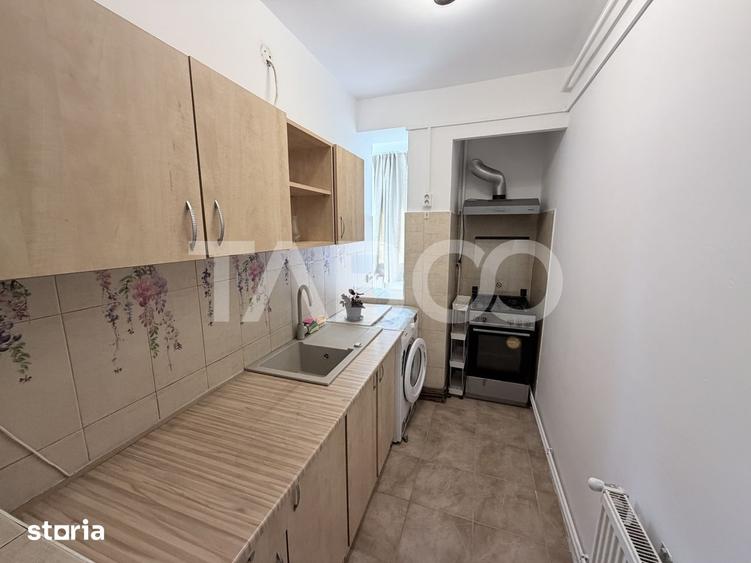 Apartament cu 2 camere nedecomandat, mobilat în Mihai Viteazul