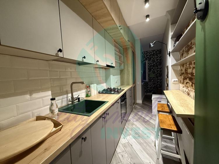 Apartament cu 2 camere decomandat, mobilat în Nerva Traian