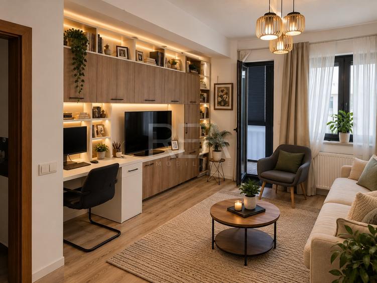 Apartament cu 3 camere decomandat, mobilat în Titan