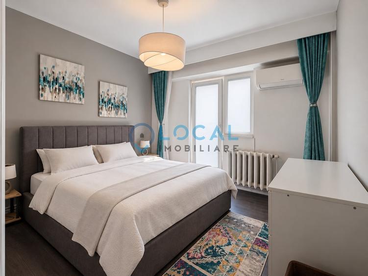 Apartament cu 3 camere decomandat, mobilat în Mărăști