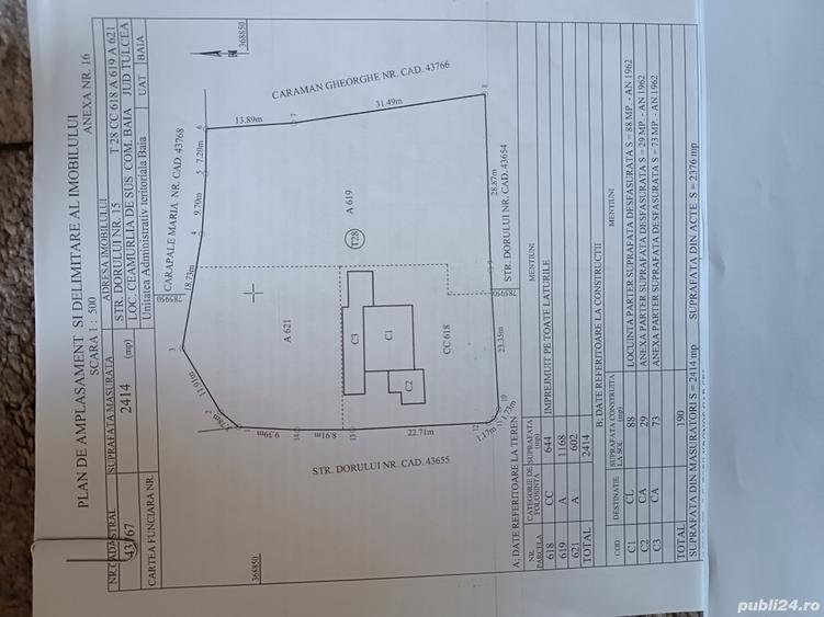 Casă cu 4 camere în Ceamurlia de Sus