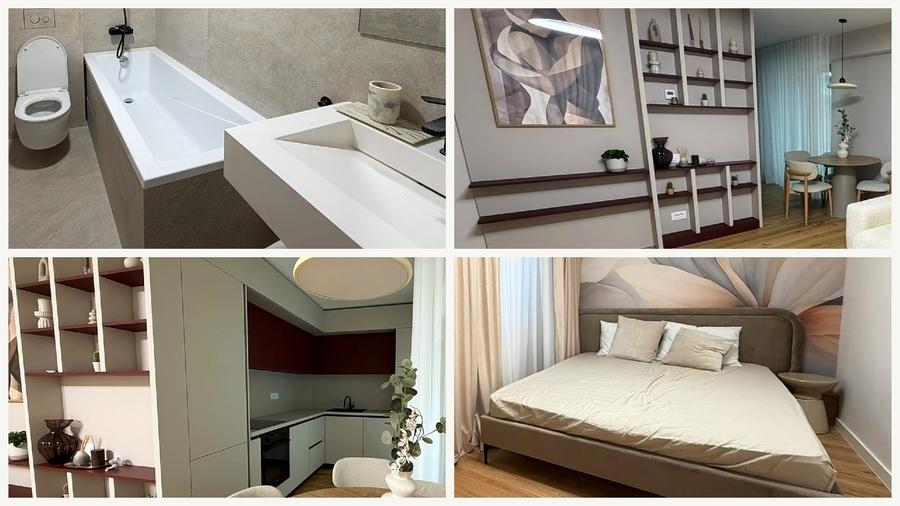 Apartament cu 3 camere, mobilat în Unirii