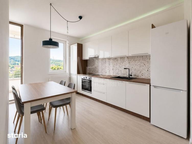 Apartament cu 2 camere, mobilat în Borhanci