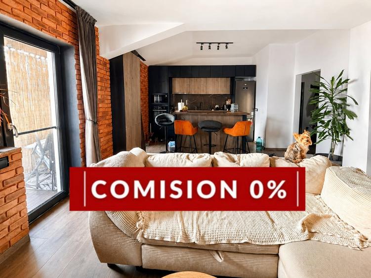 Apartament cu 2 camere semidecomandat, mobilat în Apahida