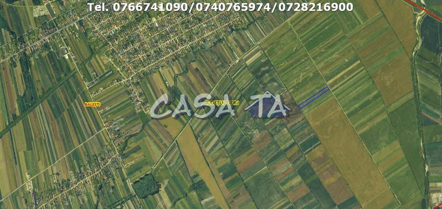 Teren agricol extravilan de 10240 mp, în Bălești