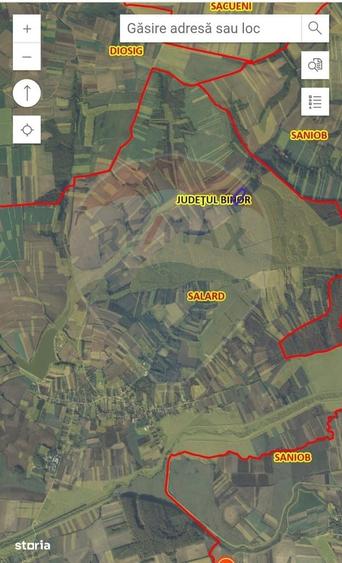 Teren de 15618 mp, în Sălard
