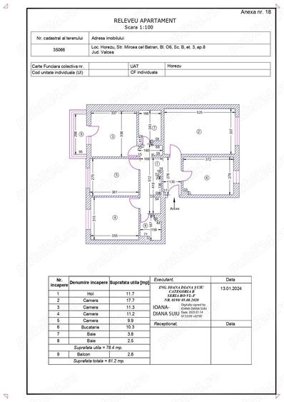 Apartament cu 4 camere decomandat în Horezu