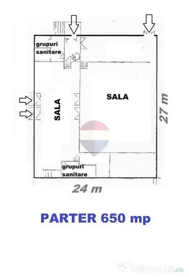 Spațiu comercial, de 973 mp, în Electroprecizia