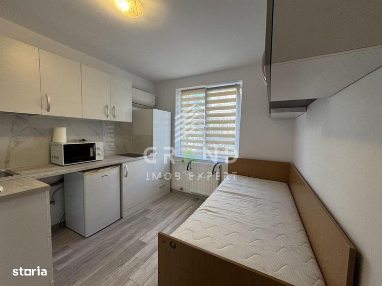 Garsoniera renovata complet | 12 mp | Etaj 1 | Mobilier pe comanda | - 11