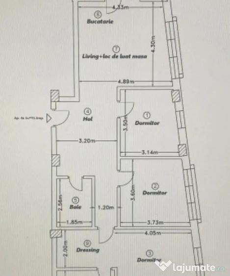 Apartament 4 camere, 93,30mp | Zona Calea Baciului | Cluj-Na - Cluj-Napoca (Cluj) - 2