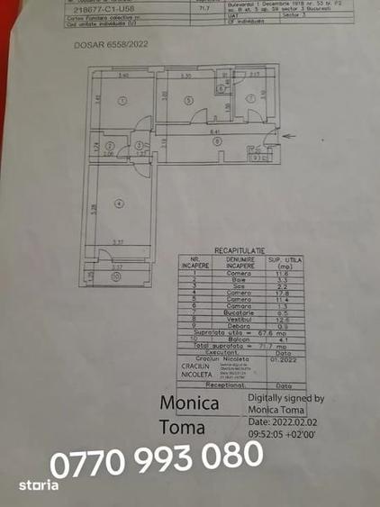 Apartament 3 camere Metrou 1 Decembrie - 6