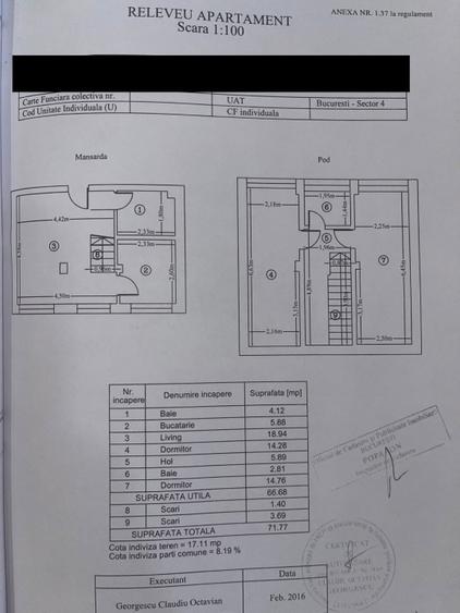 Apartament cu 3 camere semidecomandat, mobilat în Apărătorii Patriei