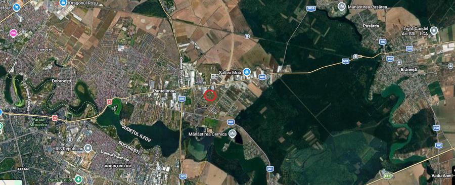 Teren Construcții intravilan de 5586 mp, în Pantelimon