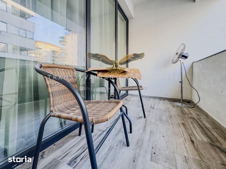 Apartament cu 2 camere semidecomandat, mobilat în Baciu