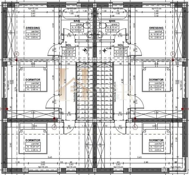 Duplex cu 4 camere cu Canalizare în Giroc