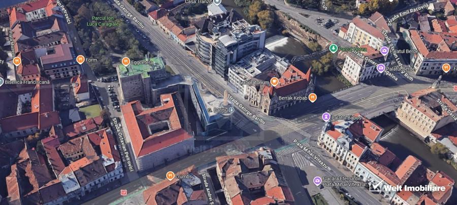Apartament cu 3 camere semidecomandat, mobilat în Central