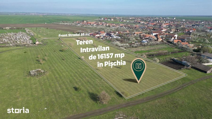 Teren de 16157 mp, în Pișchia