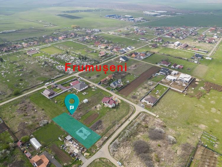 Teren de 1199 mp, în Frumușeni