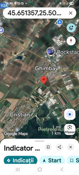 Teren de 18500 mp, în Cristian
