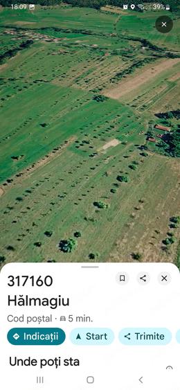 Teren de 835 mp, în Hălmagiu