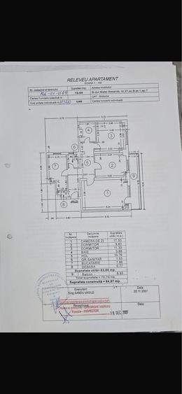 Apartament cu 3 camere decomandat în Central