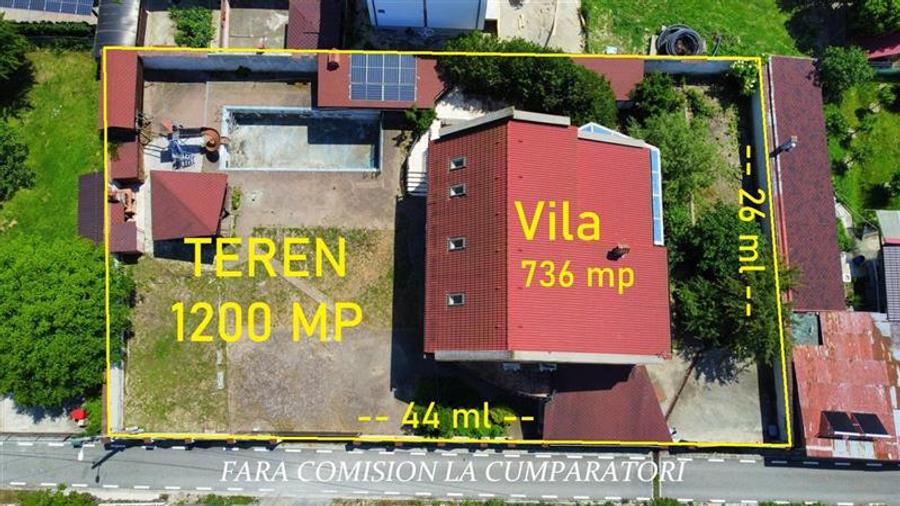 Casă individuală cu 12 camere cu Piscina în Central
