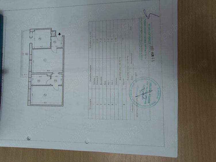 Abator apartament 2 camere confort 1 parter cu balcon de 7.5 m bloc stradal ,izolat centrala gazl - 5