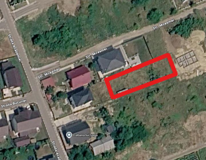 Teren Construcții intravilan de 500 mp, în Rediu